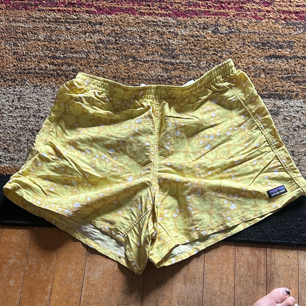 Patagonia Women's Vibrant Yellow Athletic Shorts